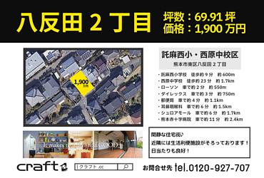 託麻西小・西原中校区のイメージ